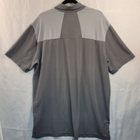 Under Armour 2XL Loose Fit Polo Shirt Men Grey Misericordia Basketball HeatGear - Picture 3 of 5